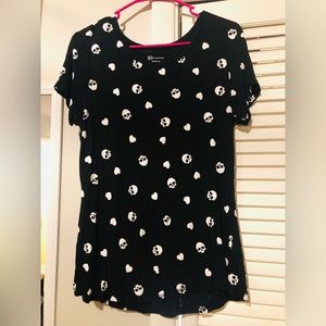 Women’s Skull heart shirt